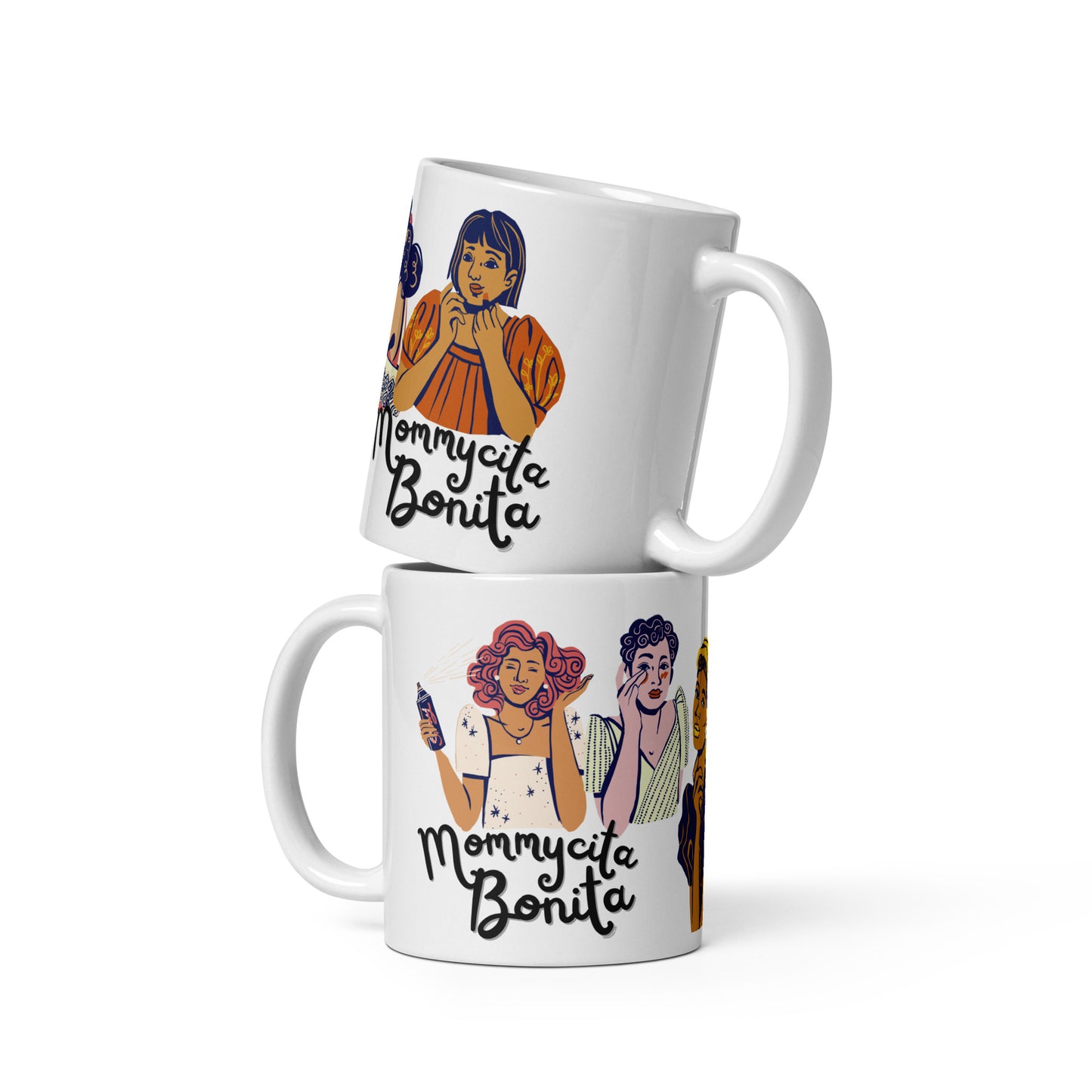 Mommycita Bonita - White glossy mug
