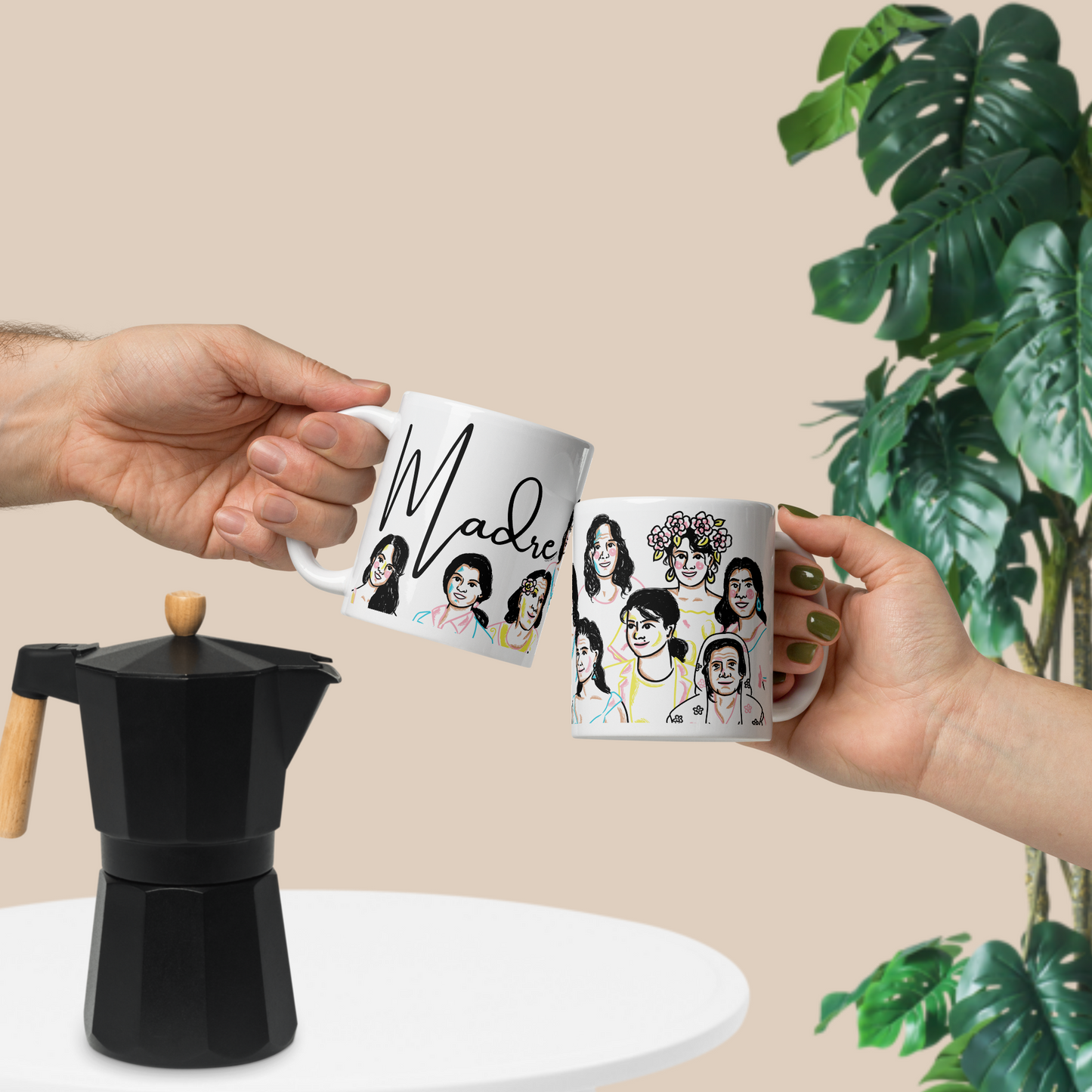 Madre - White glossy mug