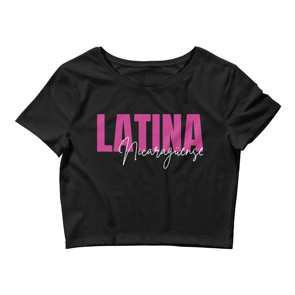 Latina Nicaragüense Women’s Crop Tee