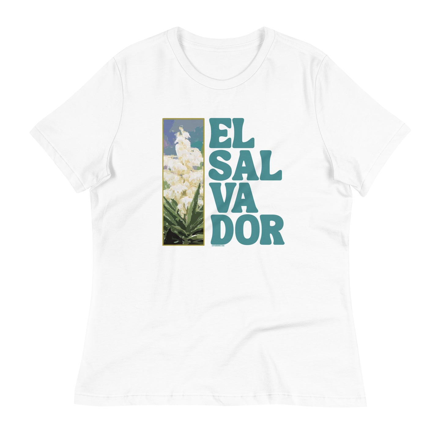 El Salvador Flor de Izote Women's Relaxed T-Shirt