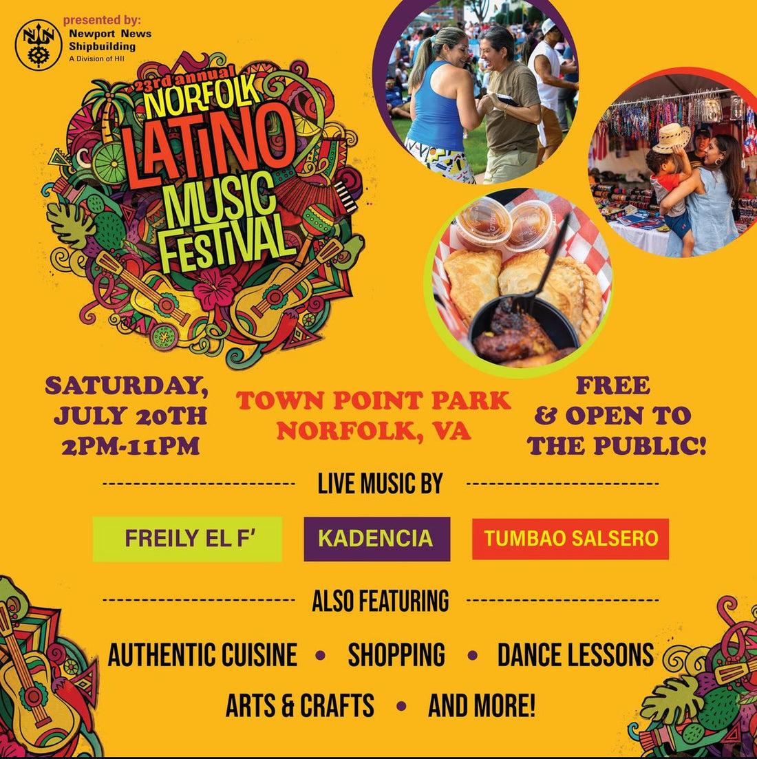 Join Us at Norfolk’s 23rd Annual Latino Music Festival!