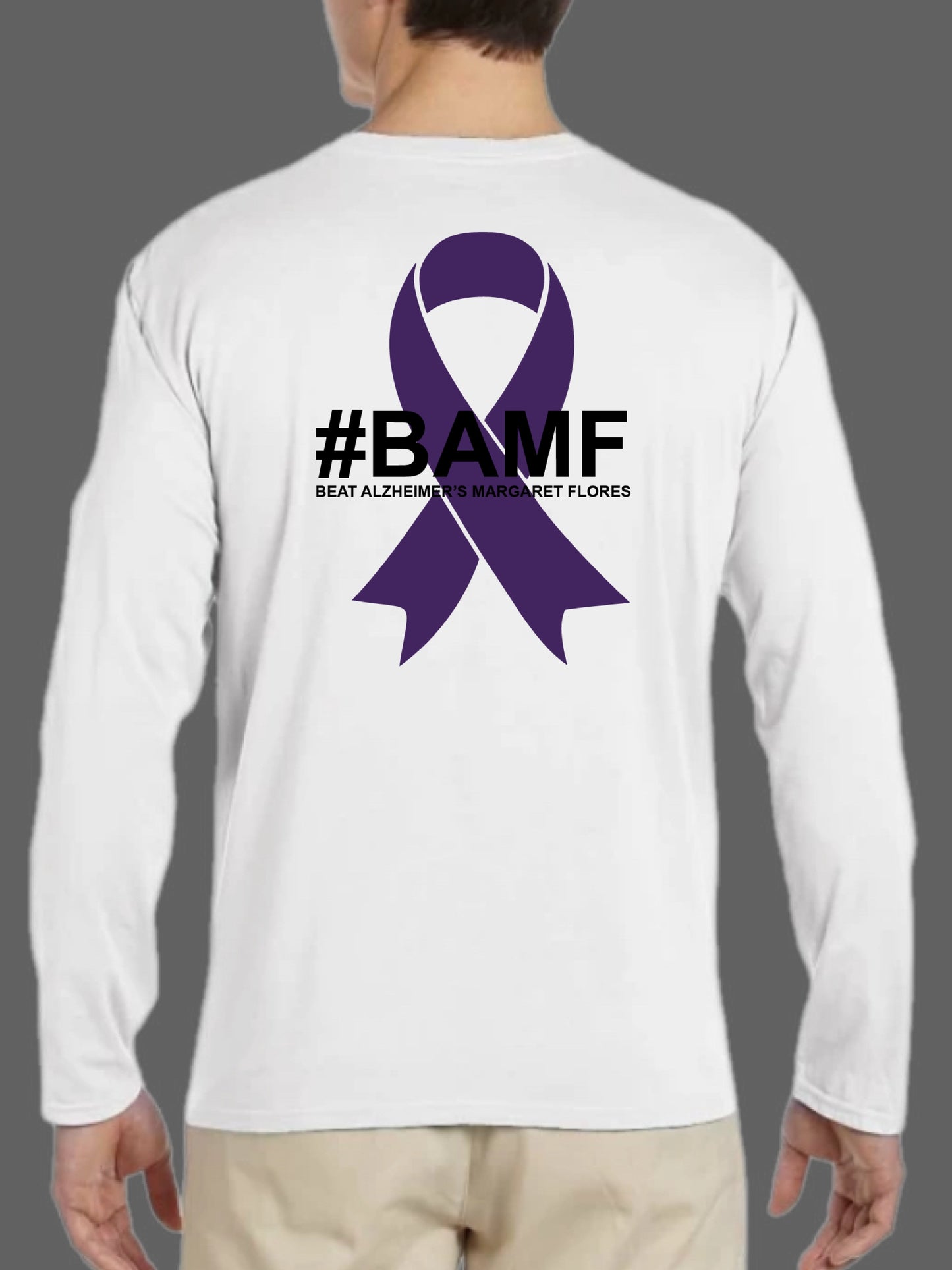 BAMF Long-sleeve White Unisex Shirt