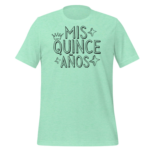 Mis Quince Años Unisex T-shirt (Design 2)