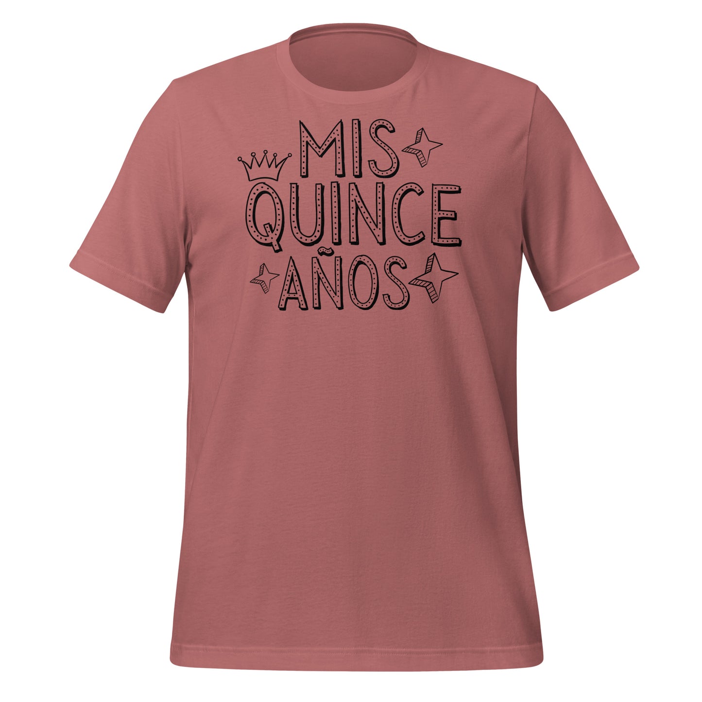 Mis Quince Años Unisex T-shirt (Design 2)