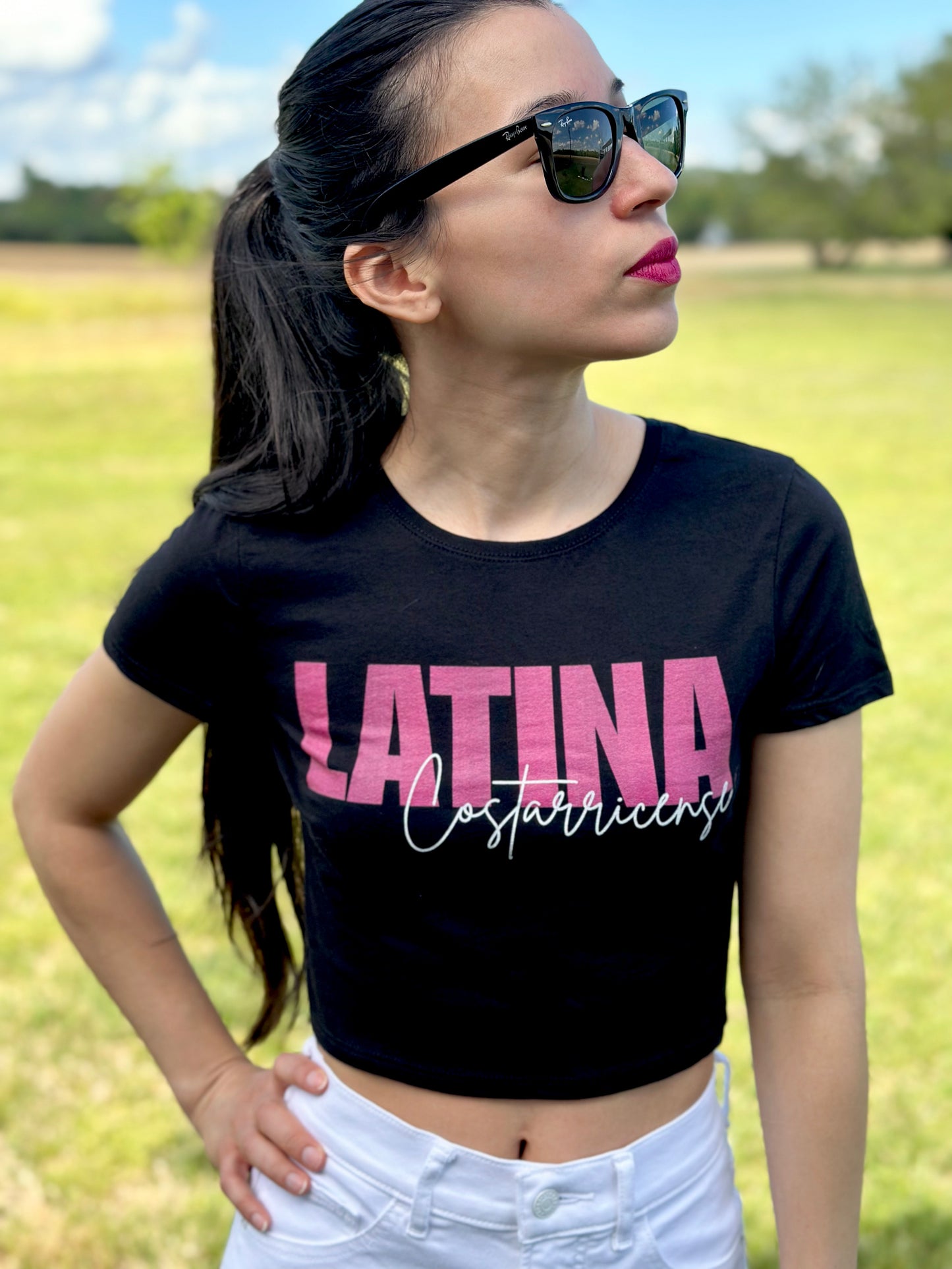 Latina Costarricense Women’s Crop Tee