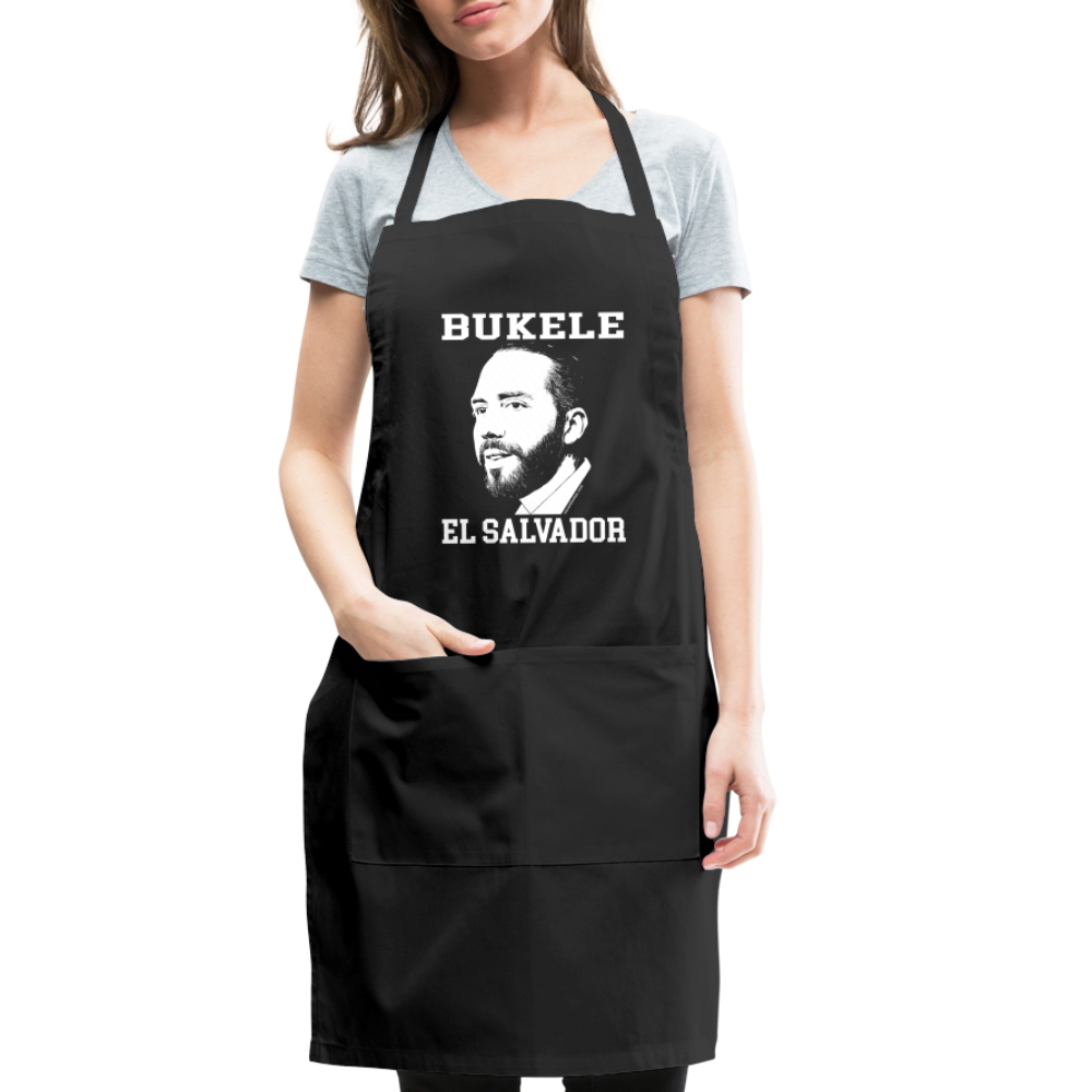 Bukele El Salvador Apron - black