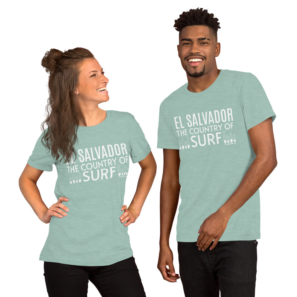 El Salvador The Country of Surf Unisex t-shirt