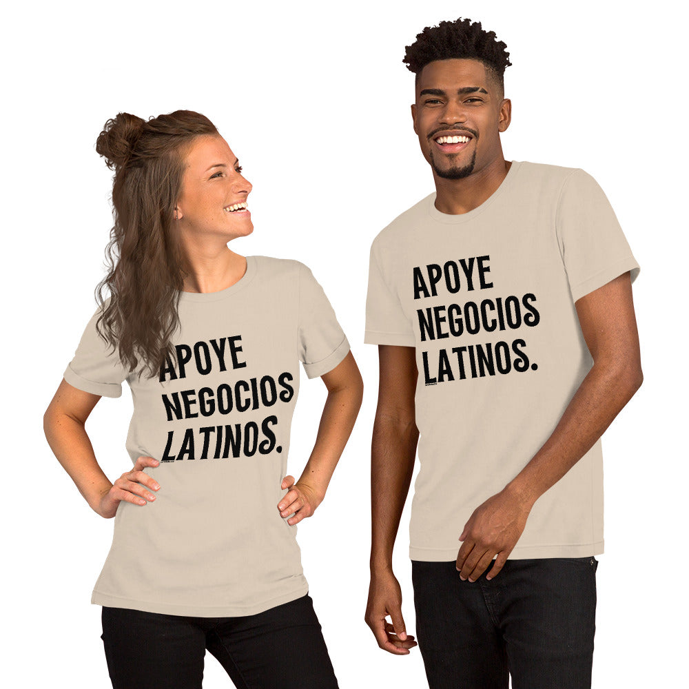 Apoye Negocios Latinos (Support Latino Businesses) Unisex T-shirt