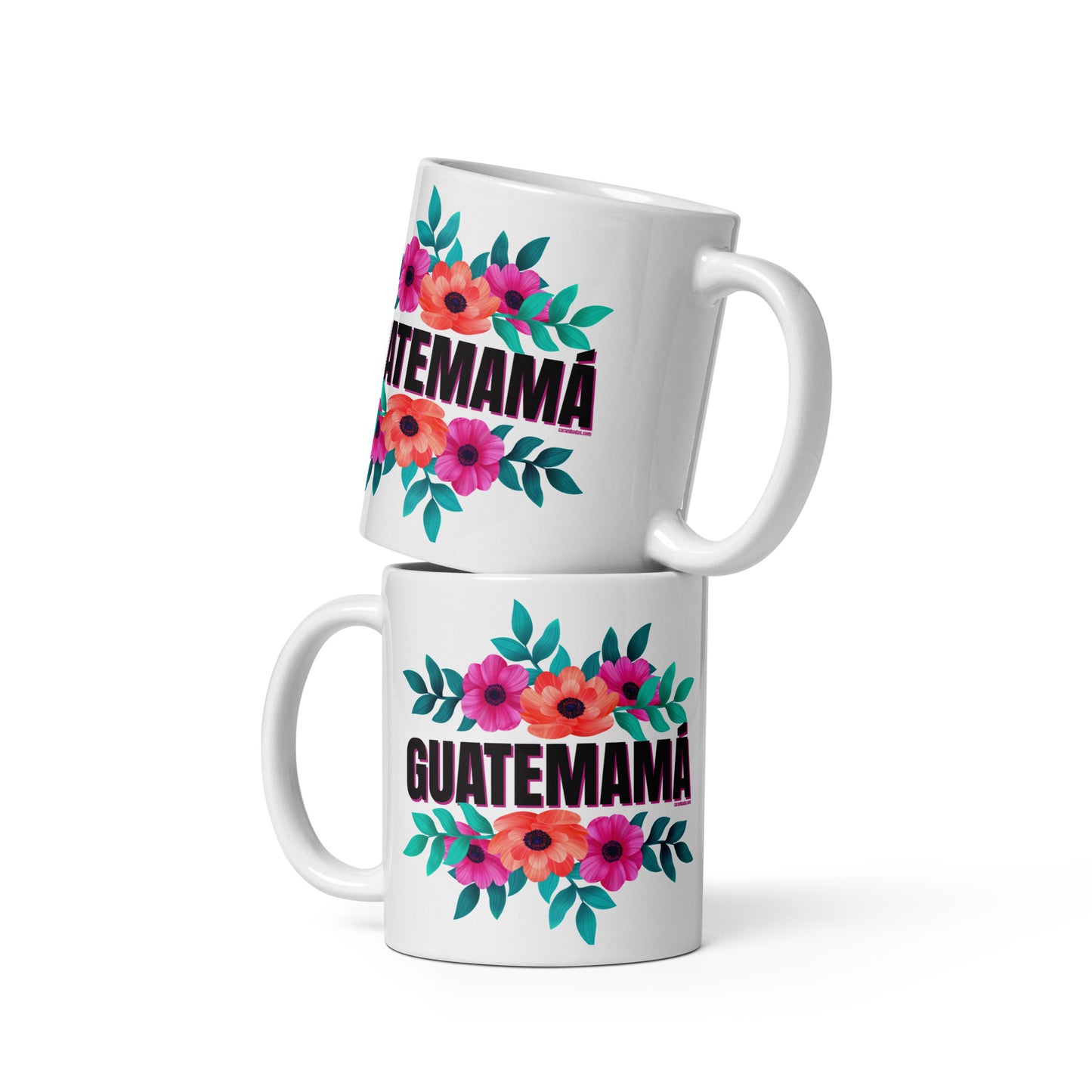 GUATEMAMÁ - White glossy mug