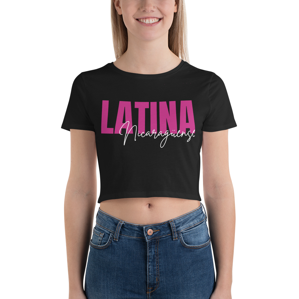 Latina Nicaragüense Women’s Crop Tee