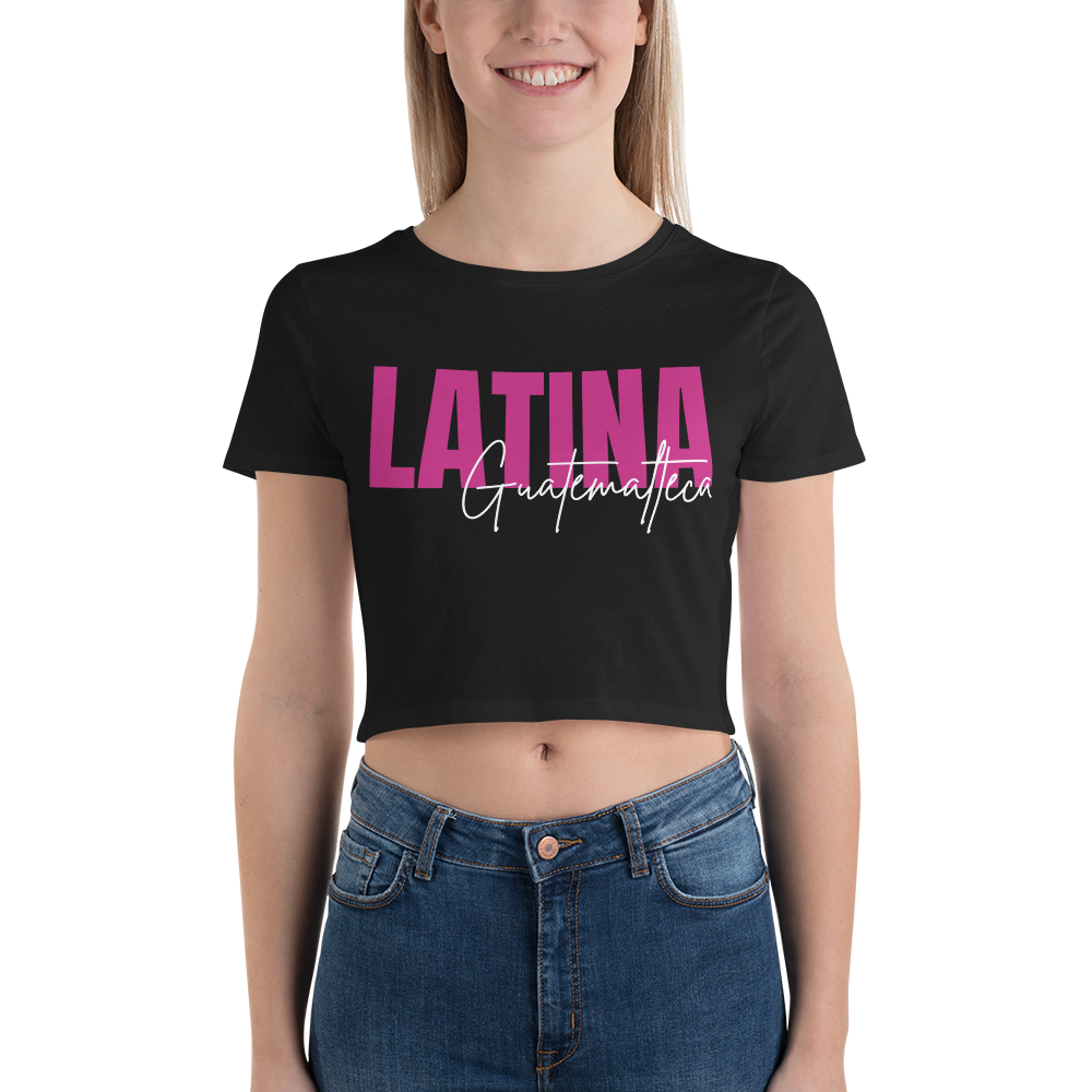 Latina Guatemalteca Women’s Crop Tee